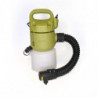 Unit with hose unhooked