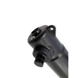 Nozzle head with flow adjust dial