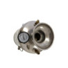 Top view showing included pressure gauge, tire valve, and pressure release.